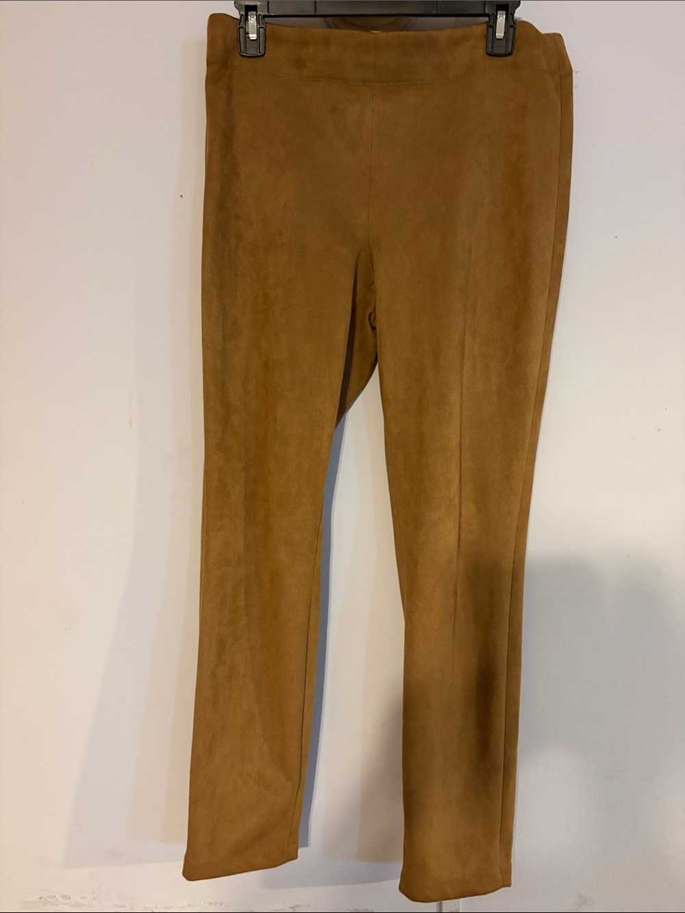 Max Studio Suede-Look Quilted Camel Skirt